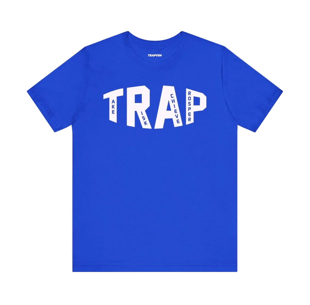 CLASSIC TRAP TEE (BLUE/WHITE)