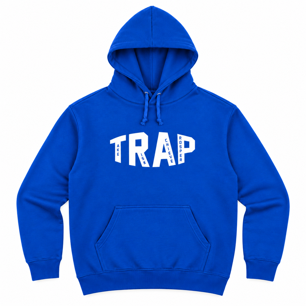 CLASSIC TRAP HOODIE (BLUE/WHITE)