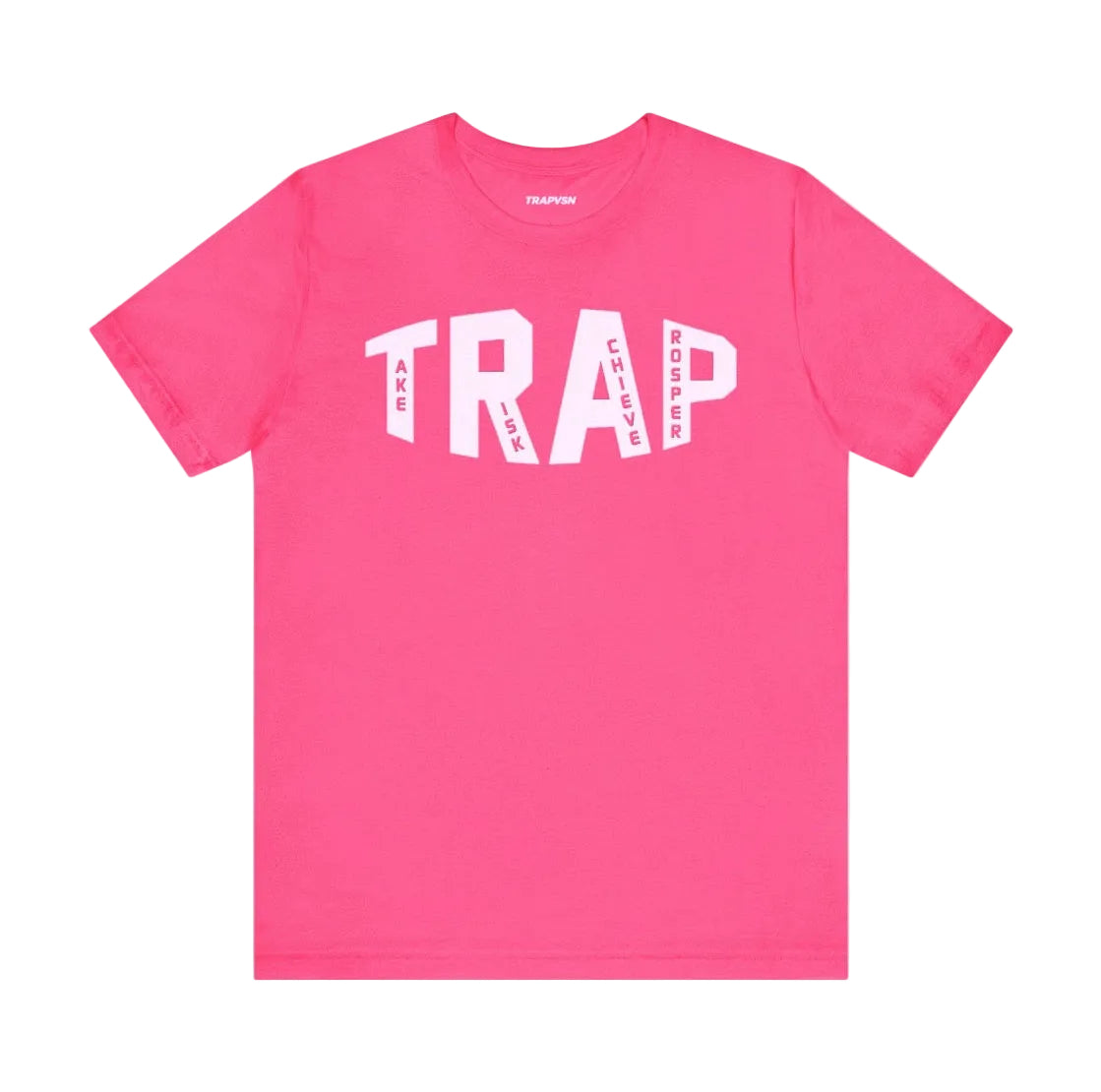 CLASSIC TRAP TEE (PINK/WHITE)