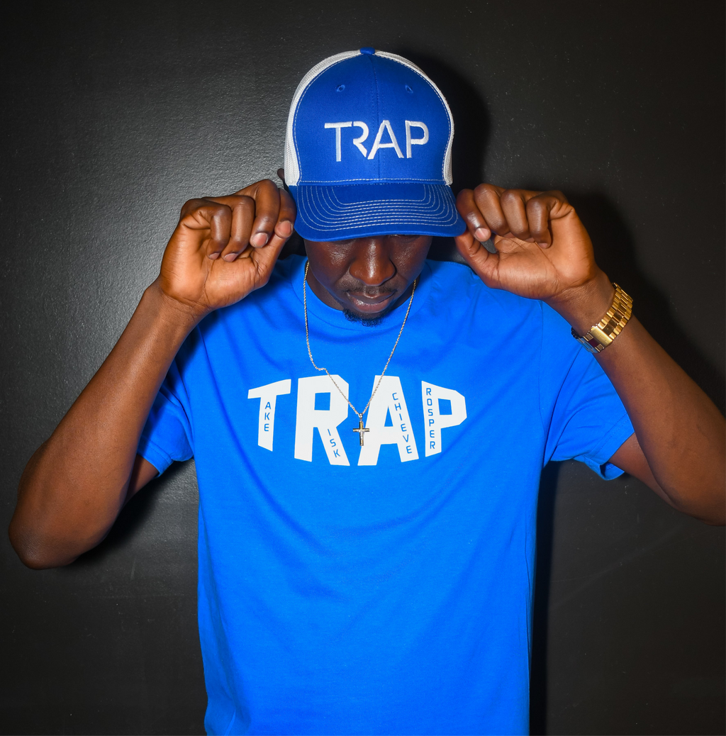 CLASSIC TRAP TEE (BLUE/WHITE)