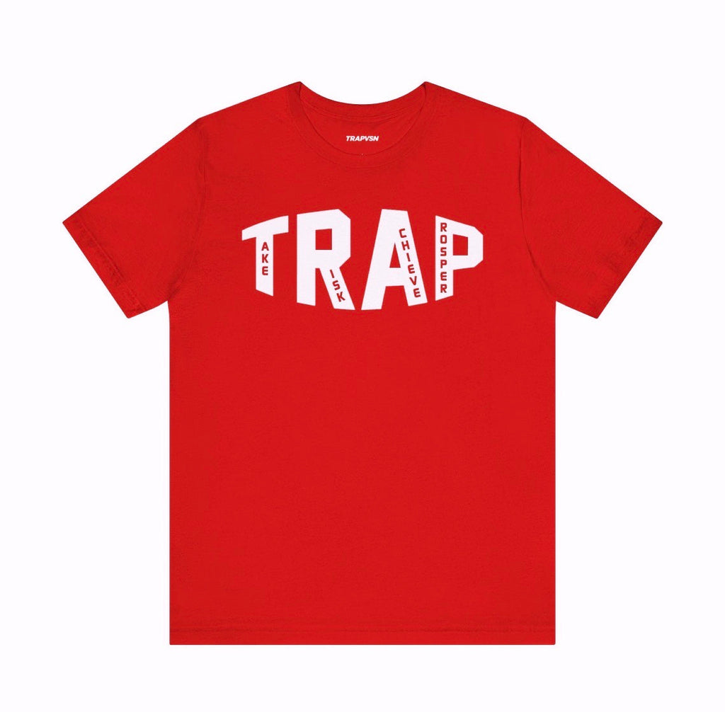 CLASSIC TRAP TEE (RED/WHITE)