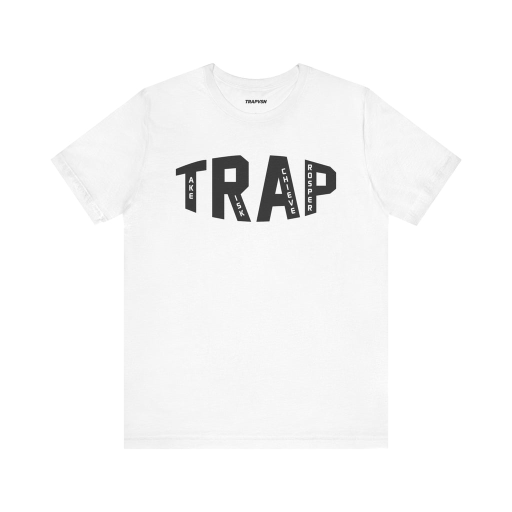 CLASSIC TRAP TEE  (WHITE/BLACK)