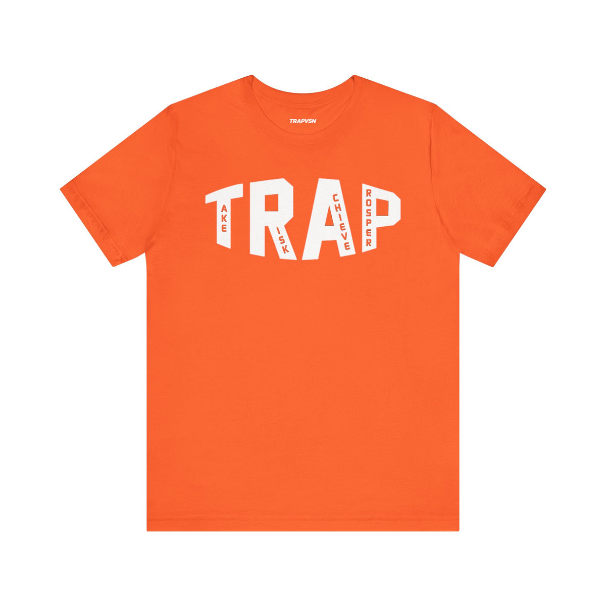 CLASSIC TRAP TEE (ORANGE/WHITE)