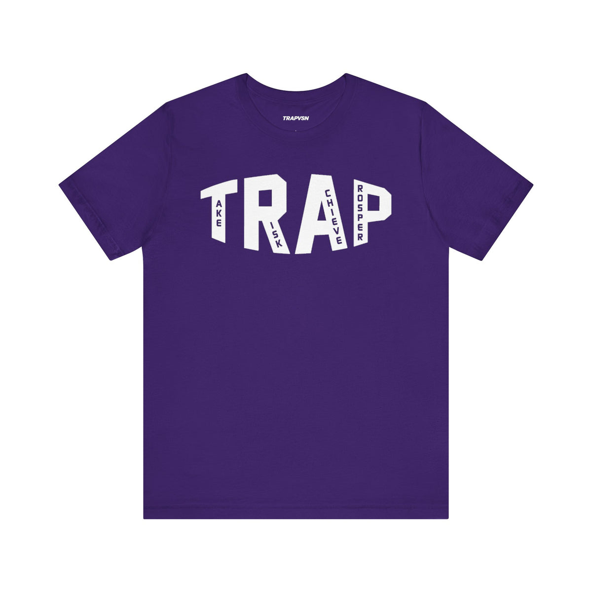 CLASSIC TRAP TEE (PURPLE/WHITE)